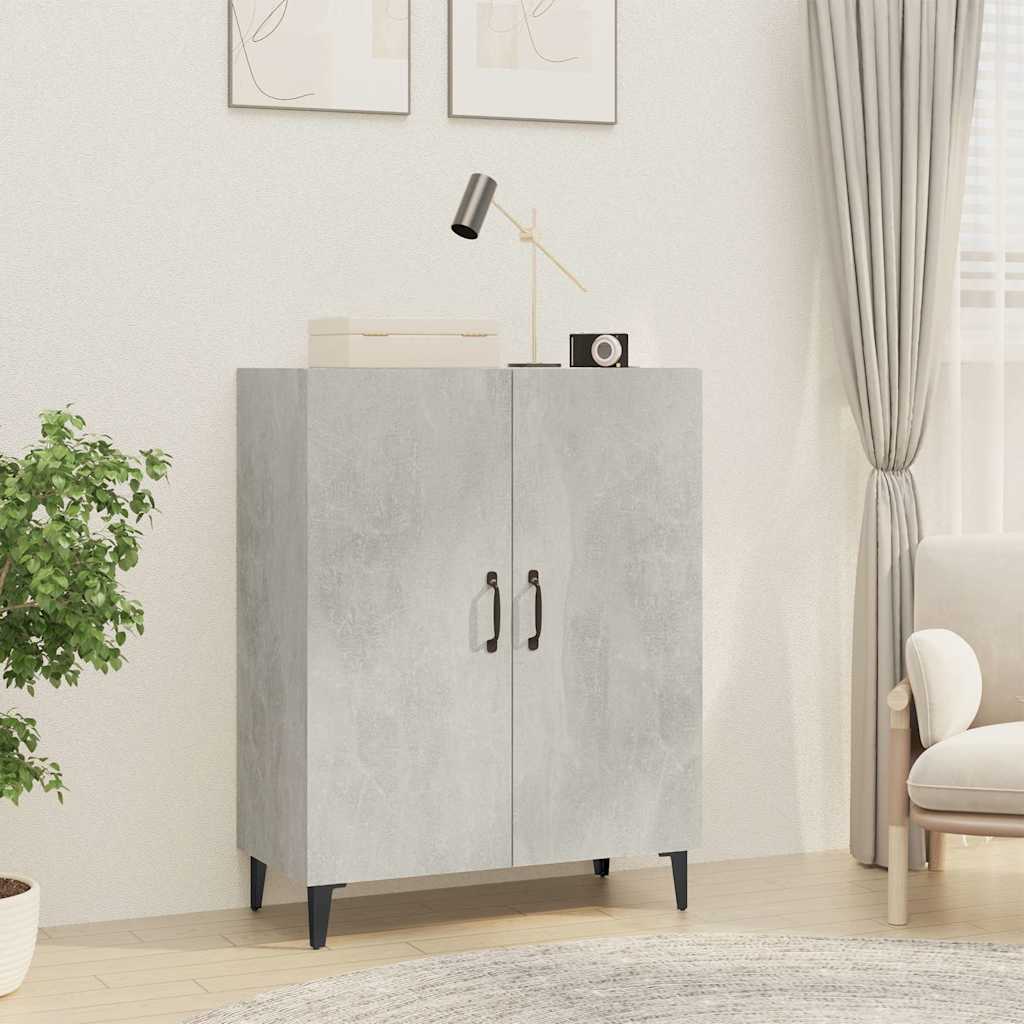 vidaXL Komoda, szaro�� betonu, 70x34x90 cm, materia� drewnopochodny