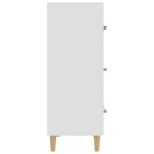 Příborník bílý 70 x 34 x 90 cm kompozitní dřevo - obrázek 4