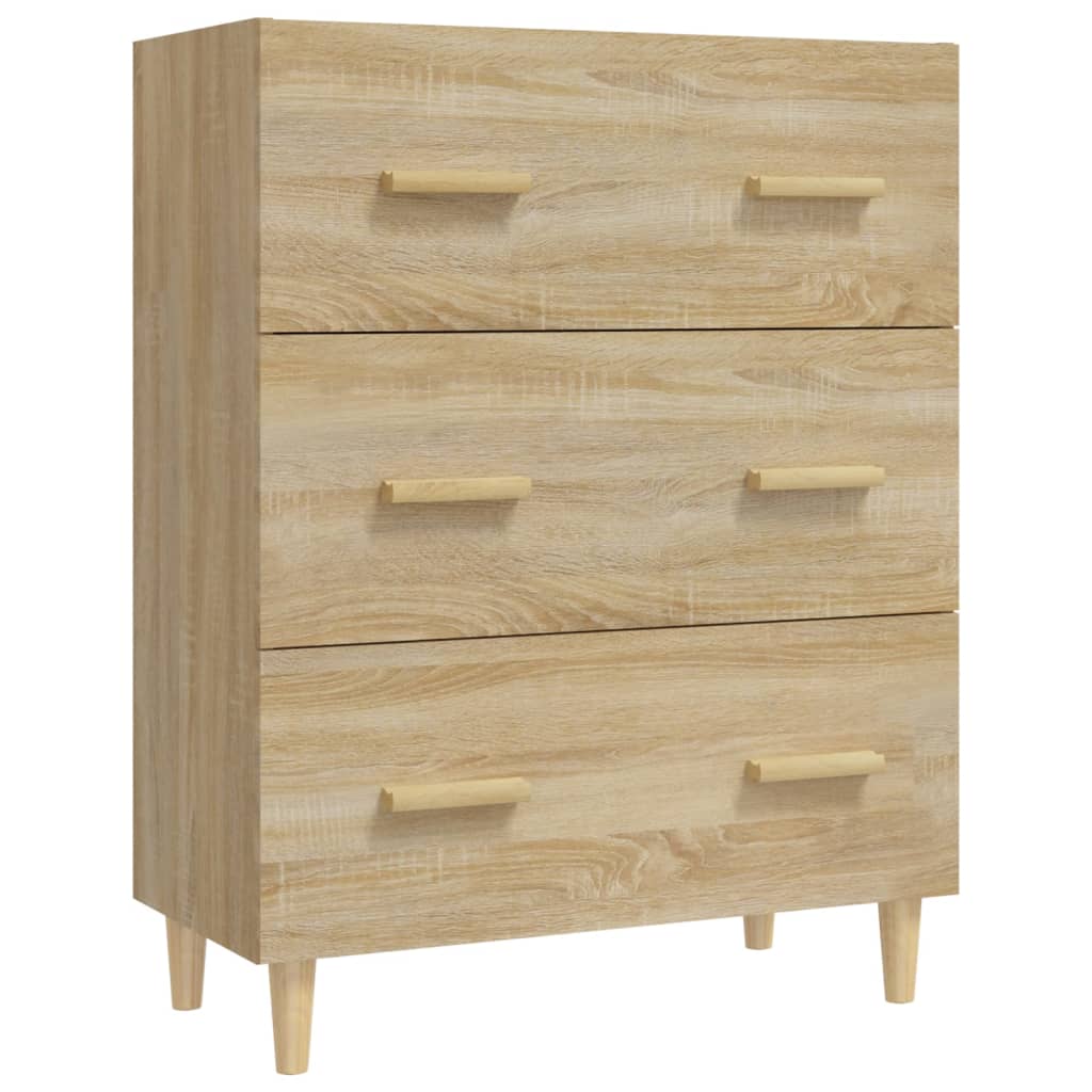 

vidaXL Sideboard Sonoma Oak 27.6"x13.4"x35.4" Engineered Wood