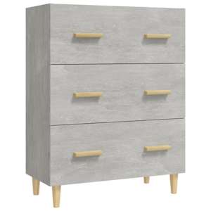 Příborník betonově šedý 70 x 34 x 90 cm kompozitní dřevo - obrázek 2