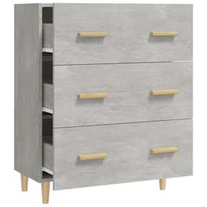 Příborník betonově šedý 70 x 34 x 90 cm kompozitní dřevo - obrázek 5