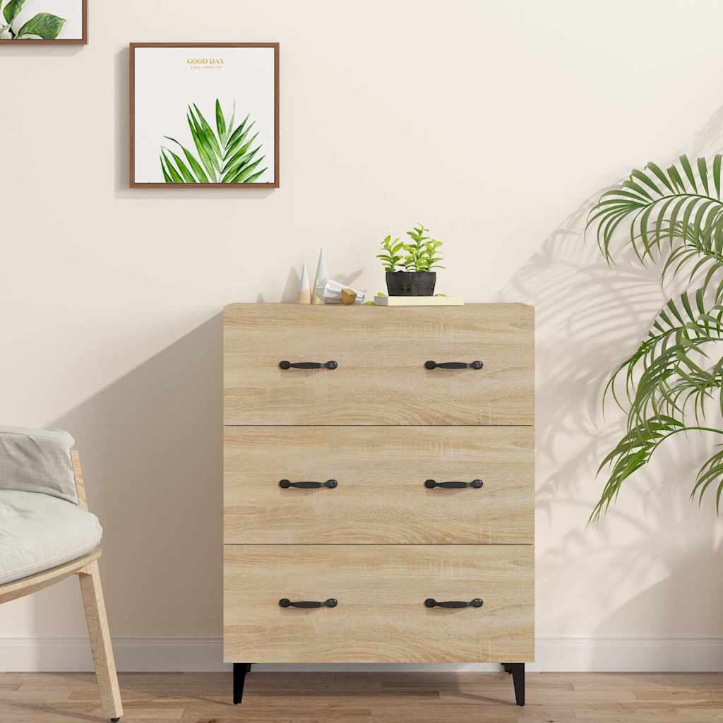 vidaXL Szafka, d�b sonoma, 69,5x34x90 cm, materia� drewnopochodny