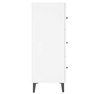 Příborník bílý s vysokým leskem 69,5x34x90 cm kompozitní dřevo - obrázek 7