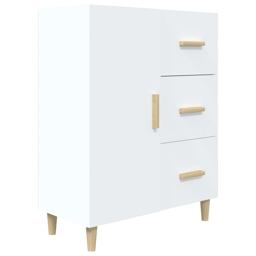 

vidaXL Sideboard White 27.4"x13.4"x35.4" Engineered Wood