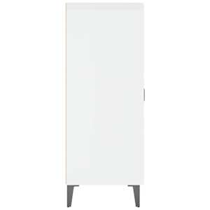 Příborník bílý s vysokým leskem 69,5x34x90 cm kompozitní dřevo - obrázek 6