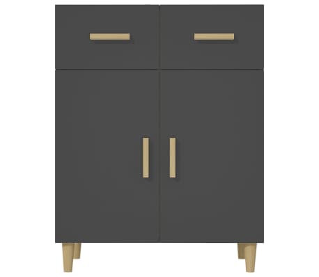 vidaXL Sideboard Black 69.5x34x89 cm Engineered Wood