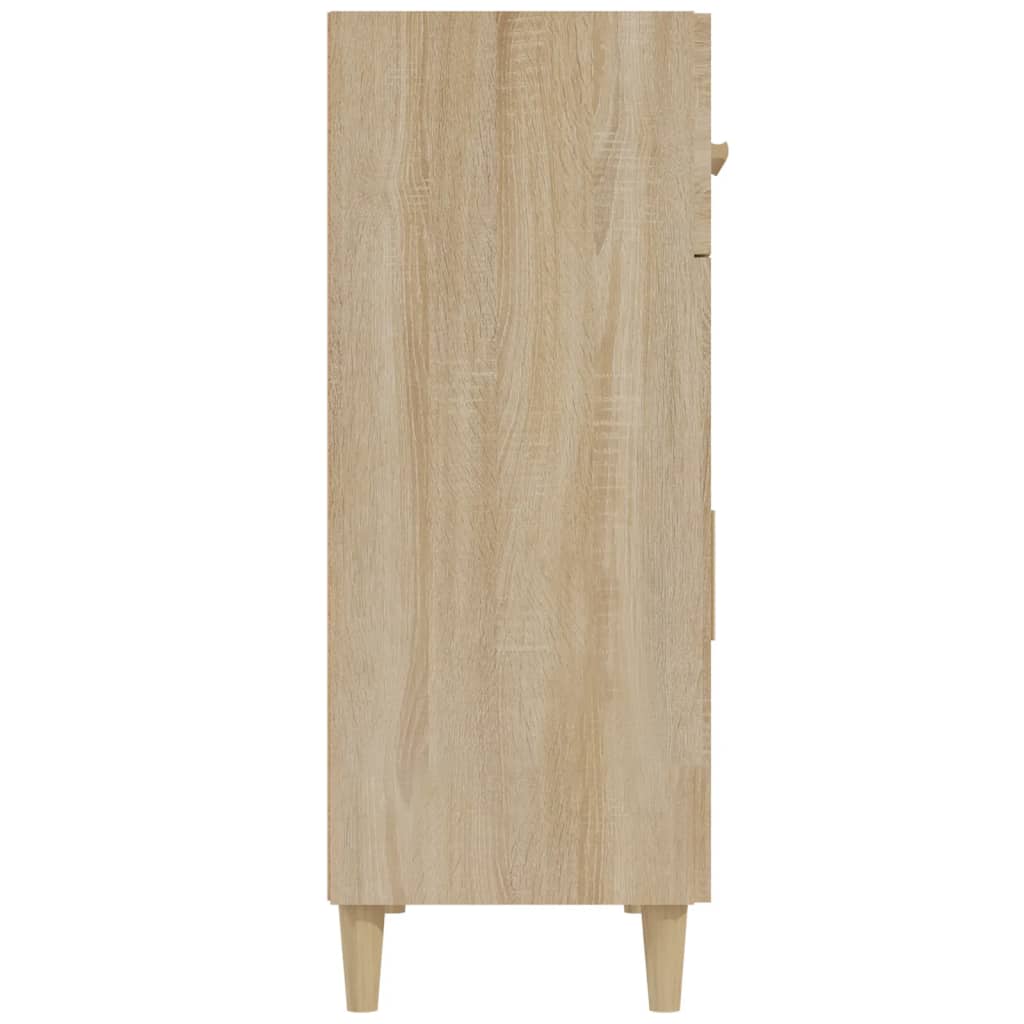 Příborník dub sonoma 69,5 x 34 x 89 cm kompozitní dřevo