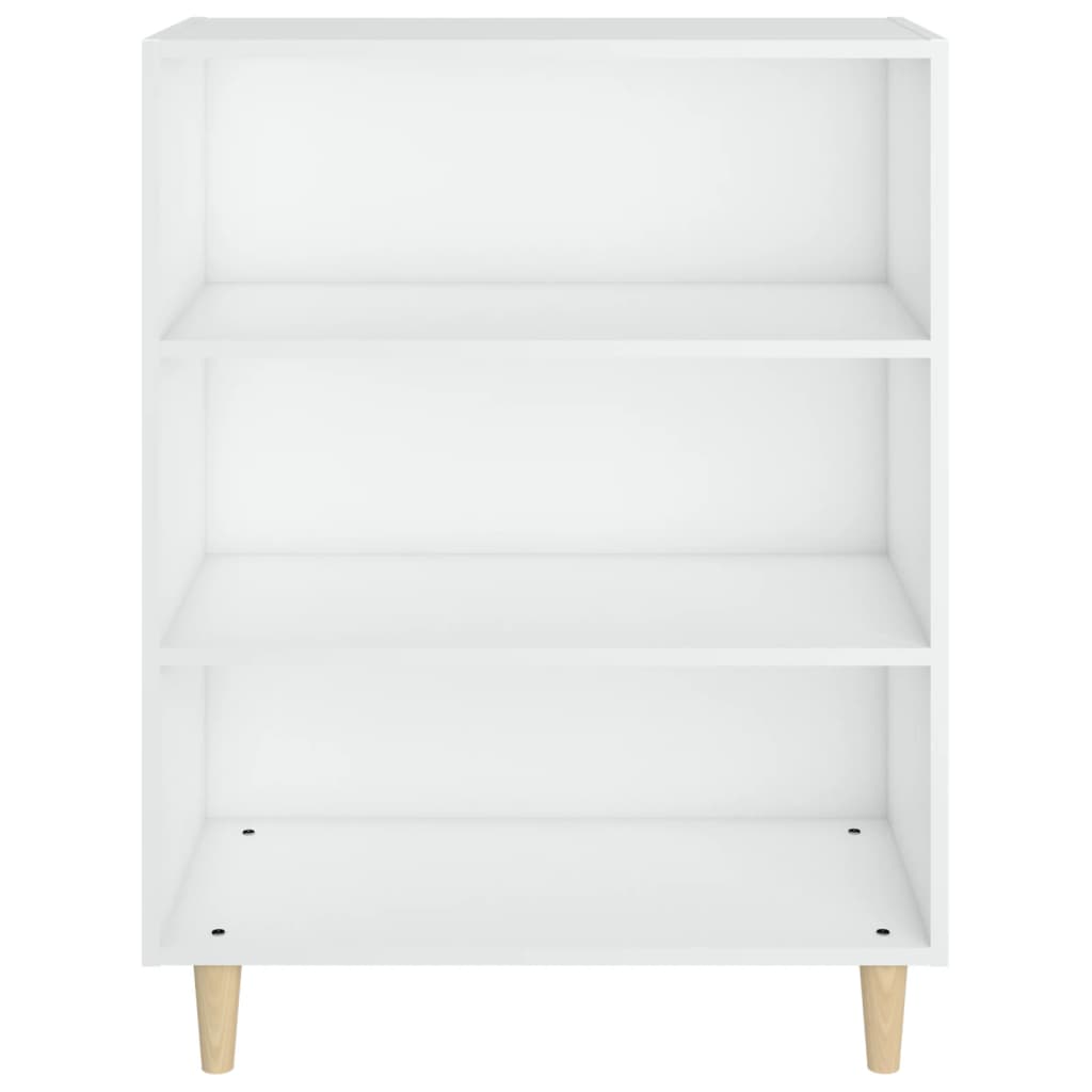 vidaXL Dressoir 69,5x32,5x90 cm bewerkt hout wit