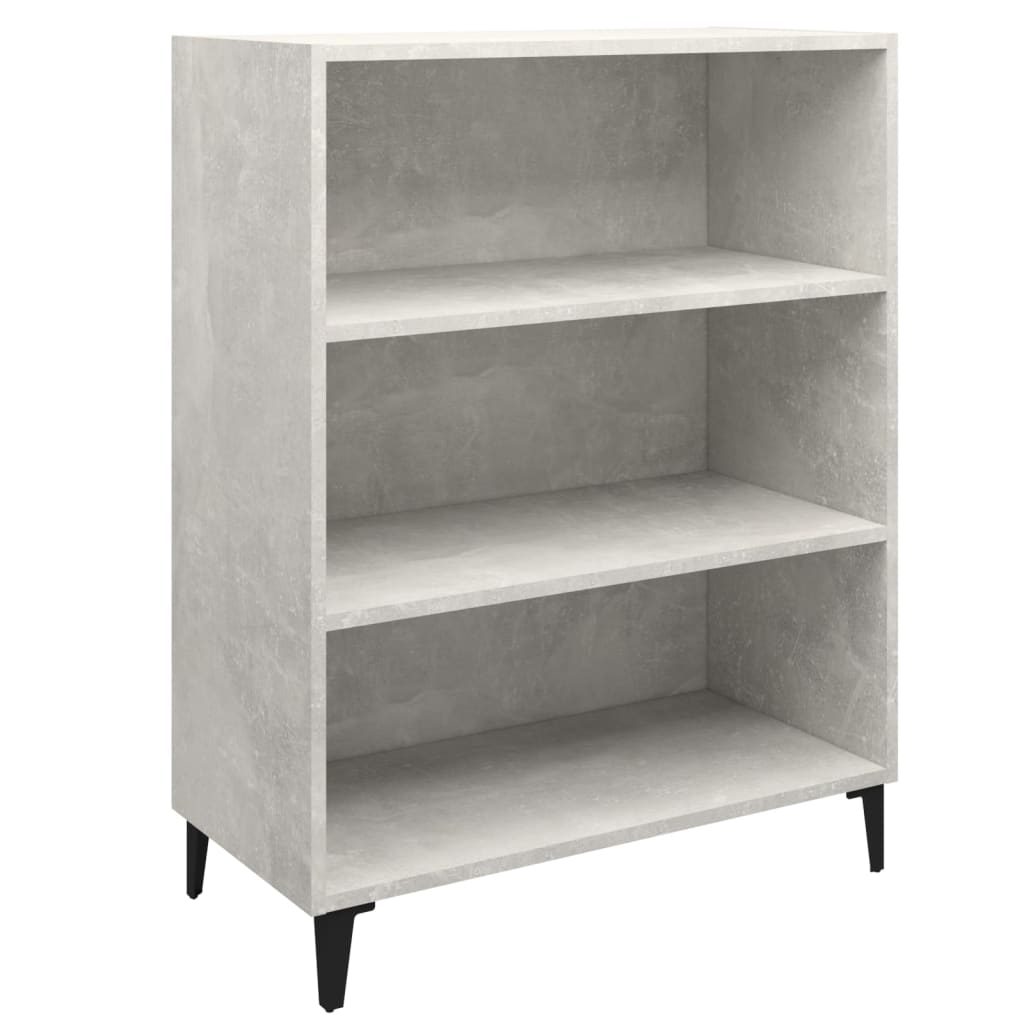 vidaXL Příborník betonově šedý 69,5 x 32,5 x 90 cm kompozitní dřevo