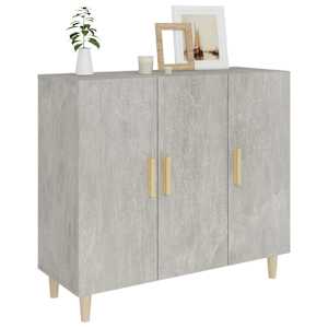 Příborník betonově šedý 90 x 34 x 80 cm kompozitní dřevo - obrázek 7