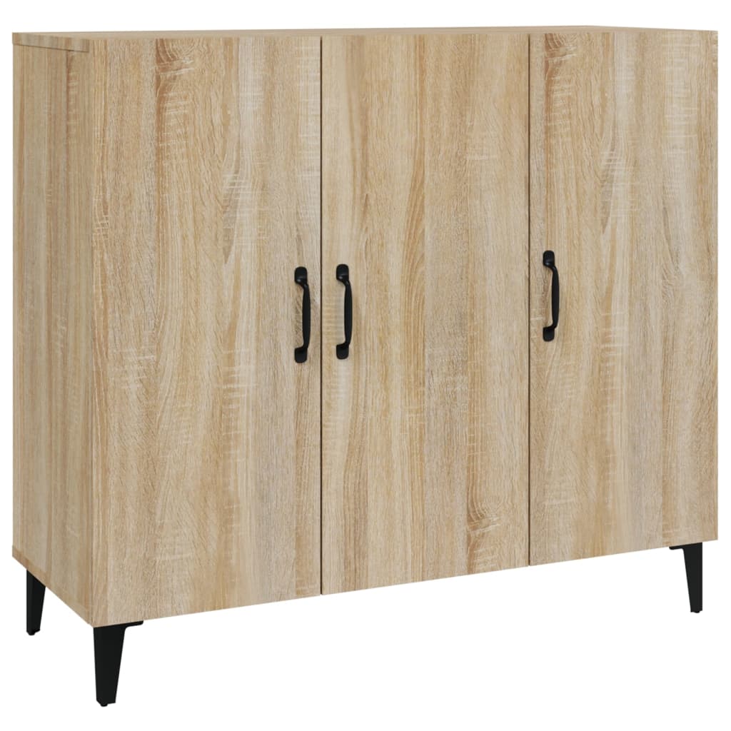 Thumbnail - vidaXL Sideboard Sonoma-Eiche 90x34x80 cm Holzwerkstoff