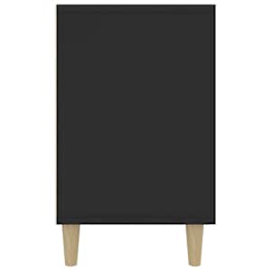 Příborník černý 100 x 36 x 60 cm kompozitní dřevo - obrázek 4