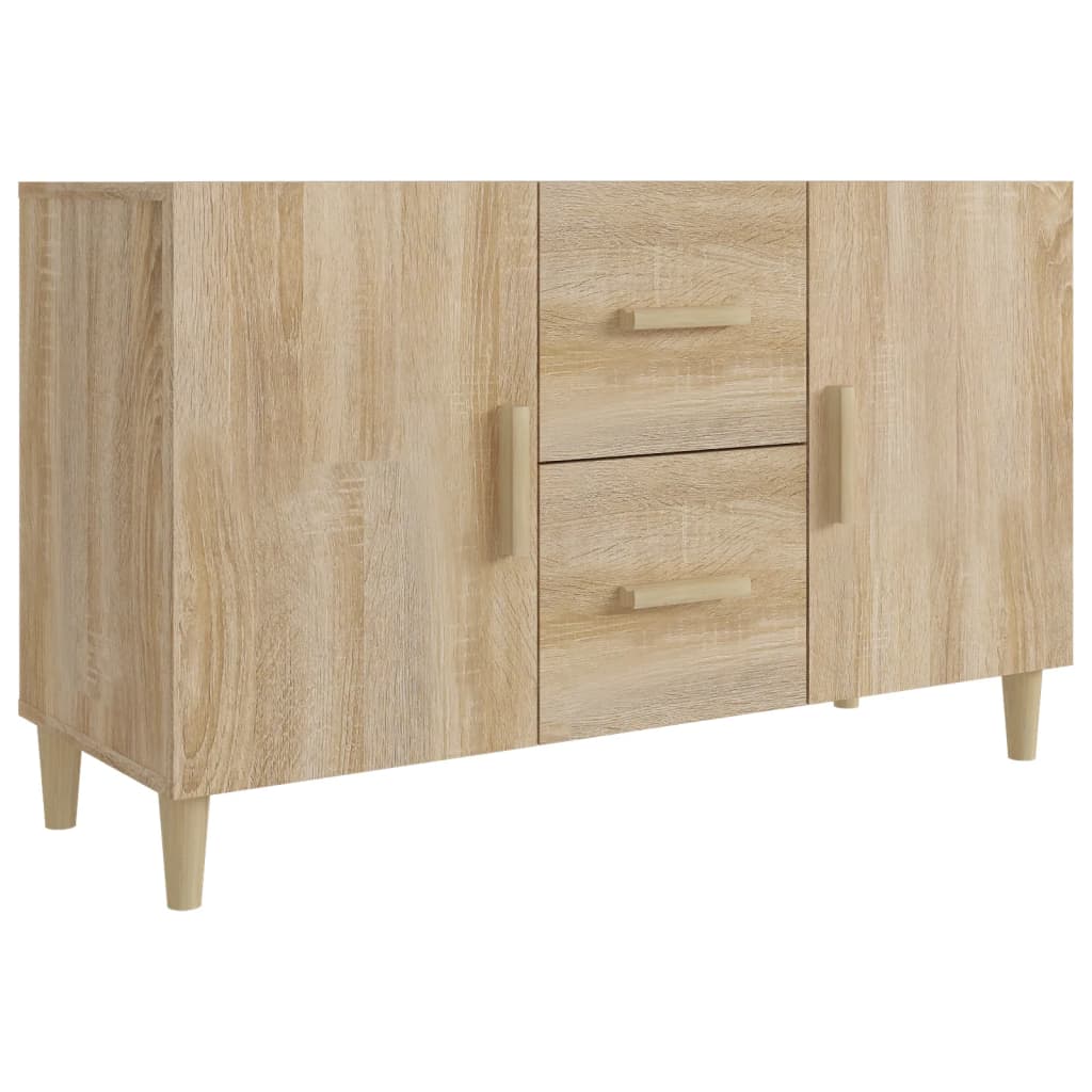 

vidaXL Sideboard Sonoma Oak 39.4"x14.2"x23.6" Engineered Wood