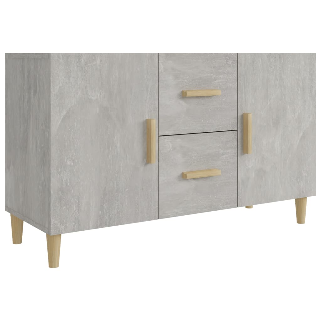 

vidaXL Sideboard Concrete Gray 39.4"x14.2"x23.6" Engineered Wood