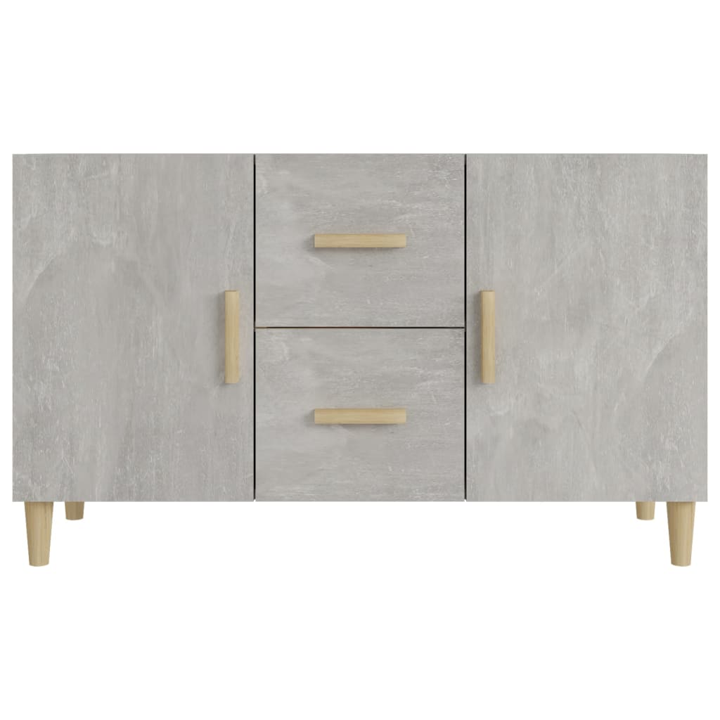 vidaXL Servantă, gri beton, 100x36x60 cm, lemn prelucrat