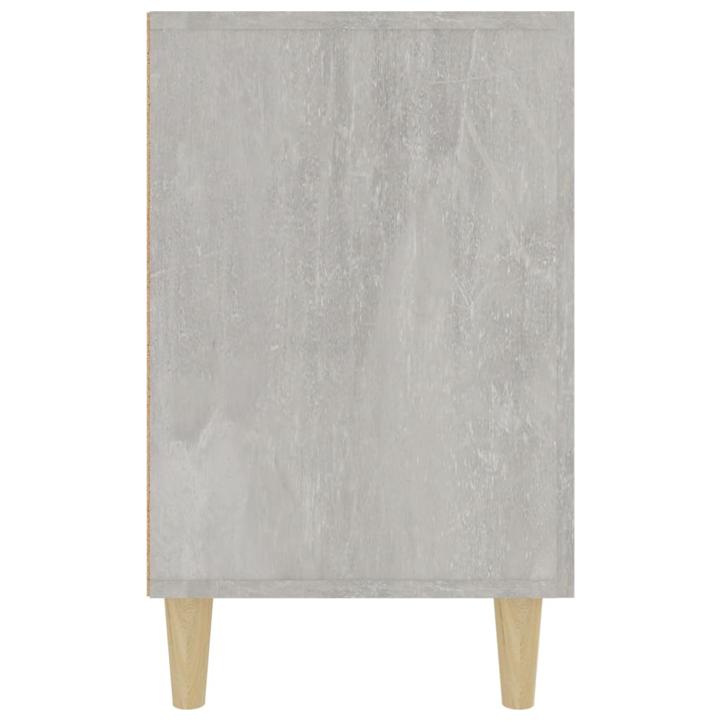 Příborník betonově šedý 100 x 36 x 60 cm kompozitní dřevo