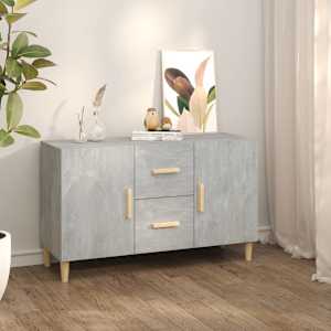 Příborník betonově šedý 100 x 36 x 60 cm kompozitní dřevo - obrázek 1