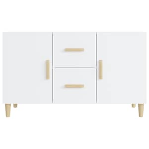 vidaXL Ντουλάπι Γυαλιστερό Λευκό 100 x 36 x60 εκ. Επεξεργασμένο Ξύλο