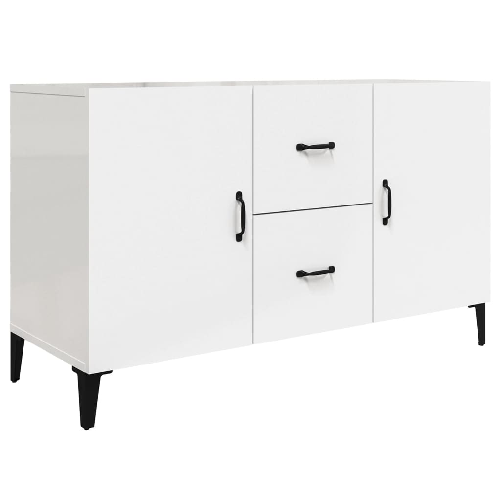 Thumbnail - vidaXL Sideboard Hochglanz-Weiß 100x36x60 cm Holzwerkstoff