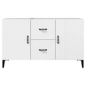Příborník bílý s vysokým leskem 100x36x60 cm kompozitní dřevo - obrázek 5