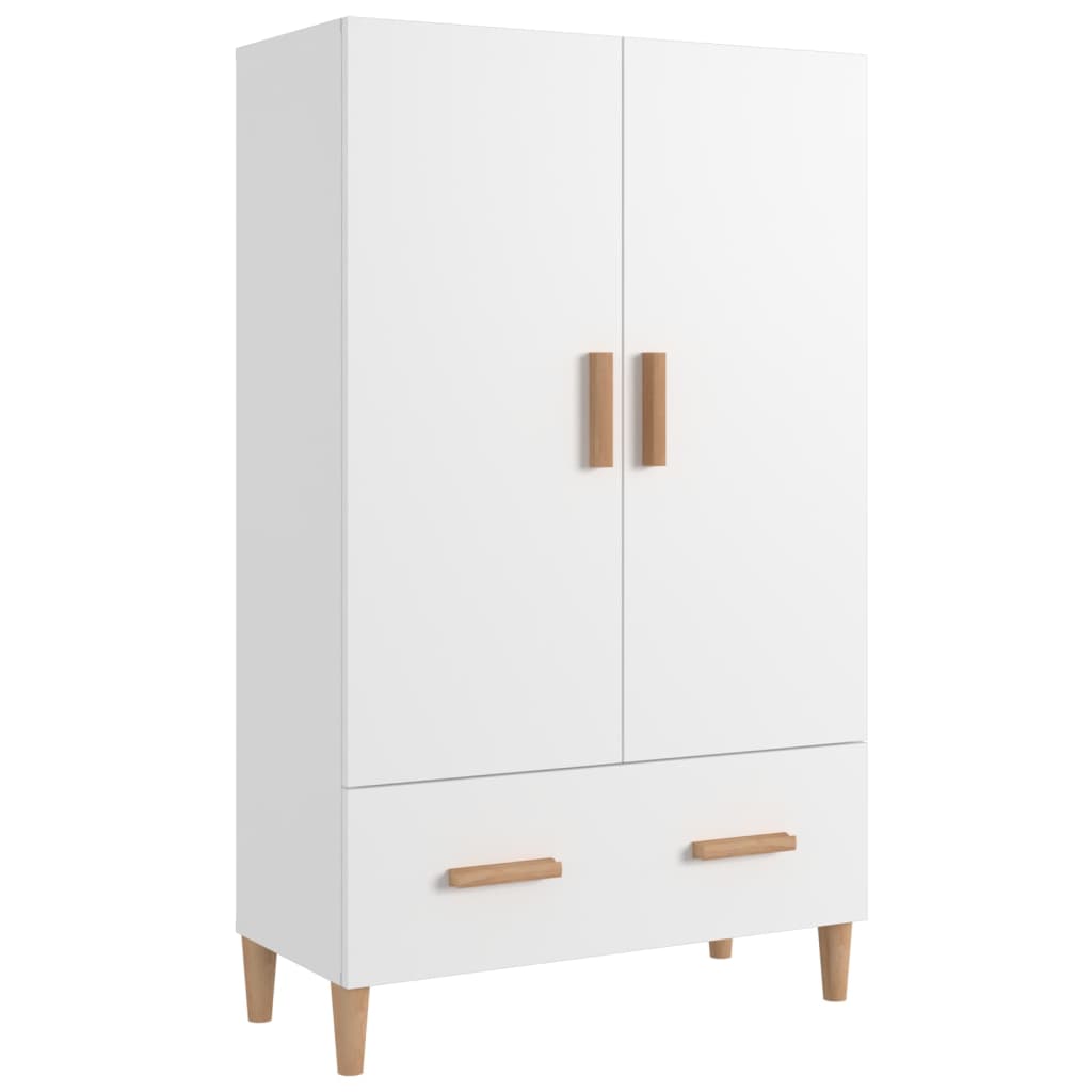 

vidaXL Highboard White 27.6"x12.2"x45.3" Engineered Wood