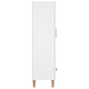 Komoda bílá 70 x 31 x 115 cm kompozitní dřevo - obrázek 6