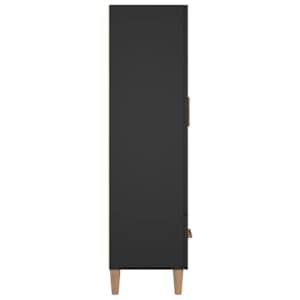 Highboard černý 70 x 31 x 115 cm kompozitní dřevo - obrázek 5