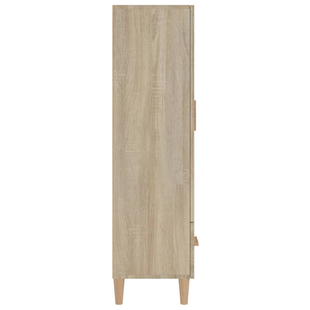 Vysoká skrinka dub sonoma 70x31x115 cm spracované drevo