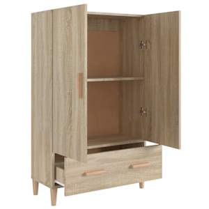 Komoda dub sonoma 70 x 31 x 115 cm kompozitní dřevo - obrázek 4