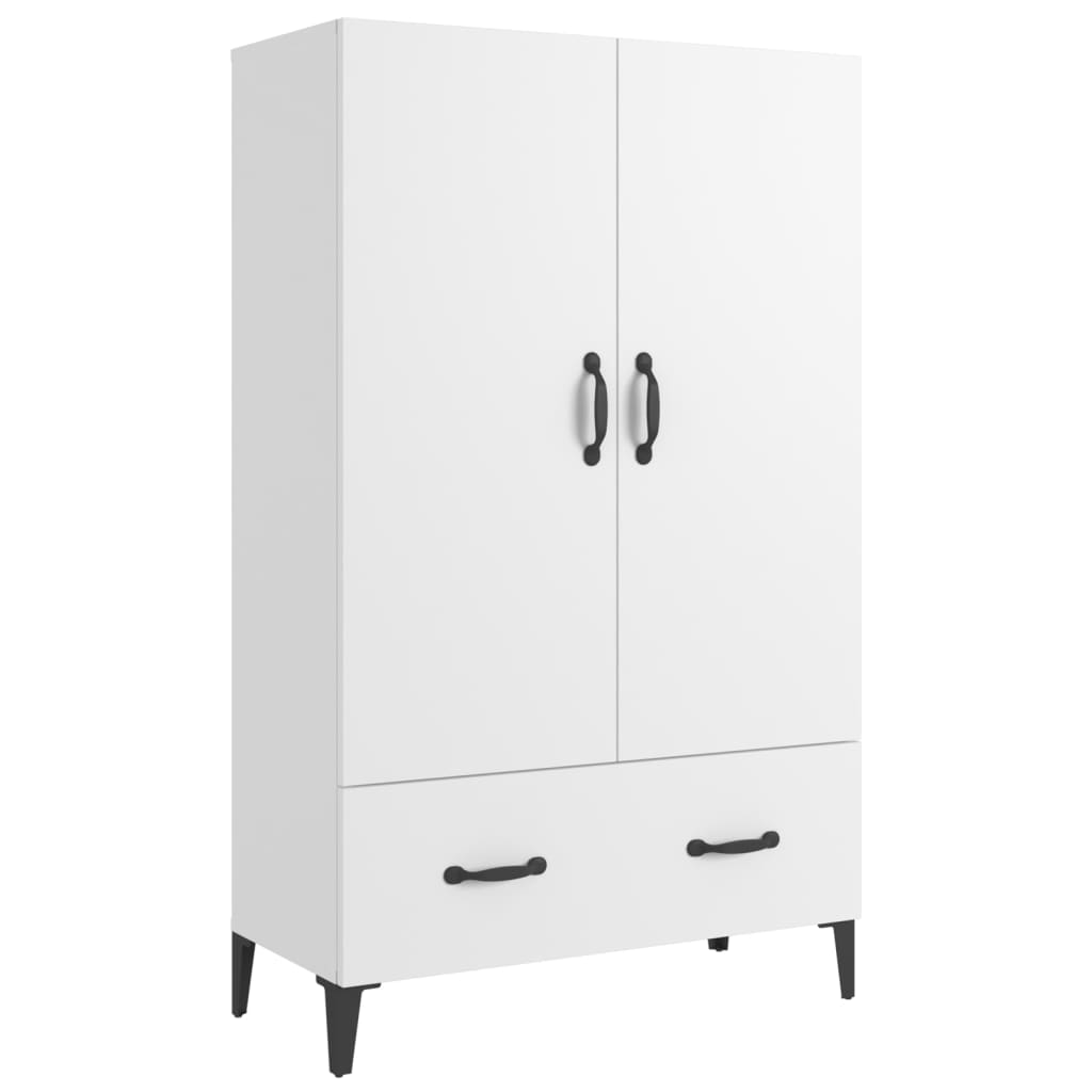 

vidaXL Highboard White 27.6"x12.2"x45.3" Engineered Wood