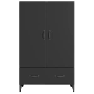 Highboard černý 70 x 31 x 115 cm kompozitní dřevo - obrázek 5