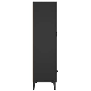 Highboard černý 70 x 31 x 115 cm kompozitní dřevo - obrázek 6