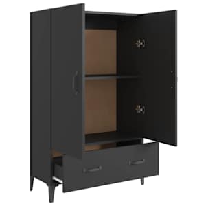 Highboard černý 70 x 31 x 115 cm kompozitní dřevo - obrázek 7