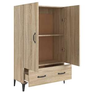 Komoda dub sonoma 70 x 31 x 115 cm kompozitní dřevo - obrázek 7