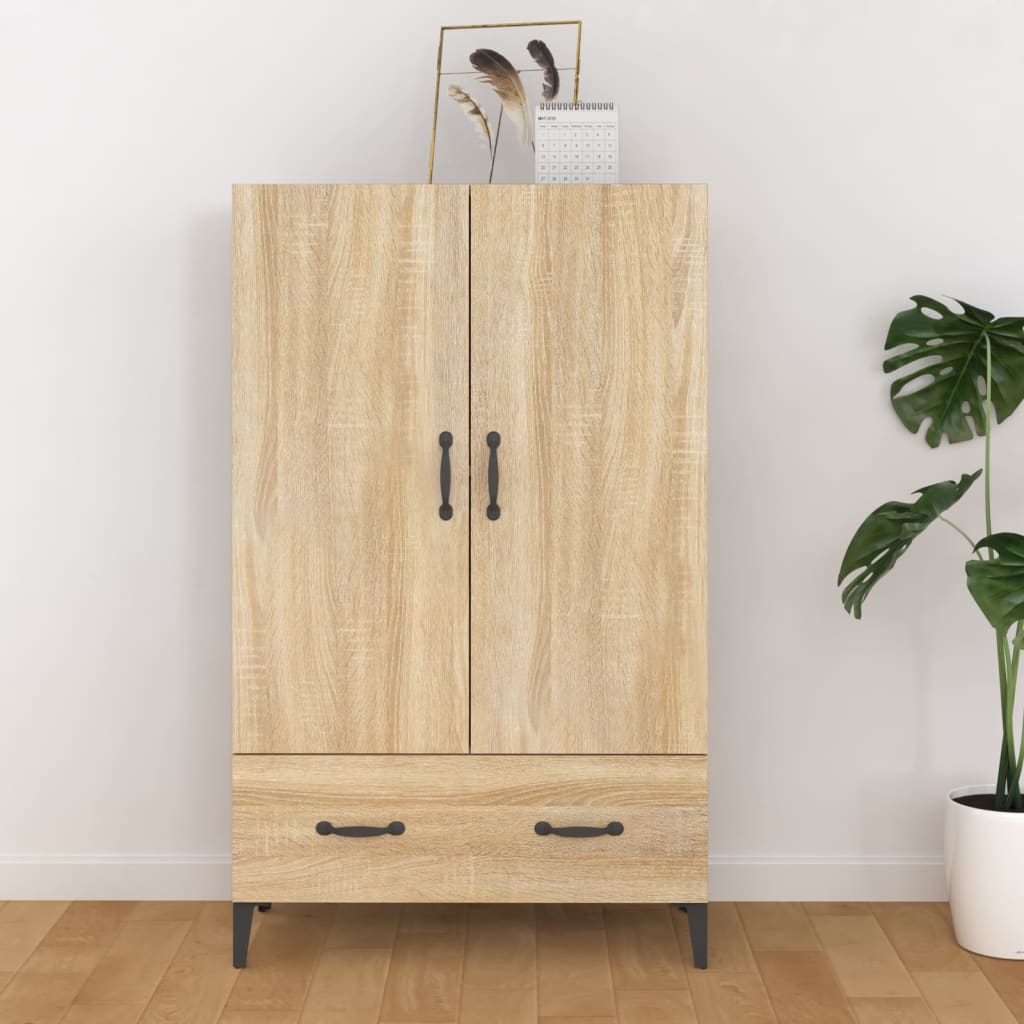 vidaXL Wysoka szafka, d�b sonoma 70x31x115 cm, materia� drewnopochodny