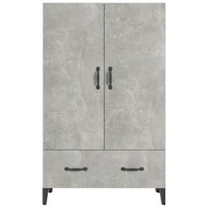 Komoda betonově šedá 70 x 31 x 115 cm kompozitní dřevo - obrázek 5