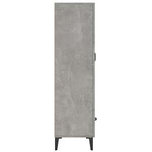Komoda betonově šedá 70 x 31 x 115 cm kompozitní dřevo - obrázek 6