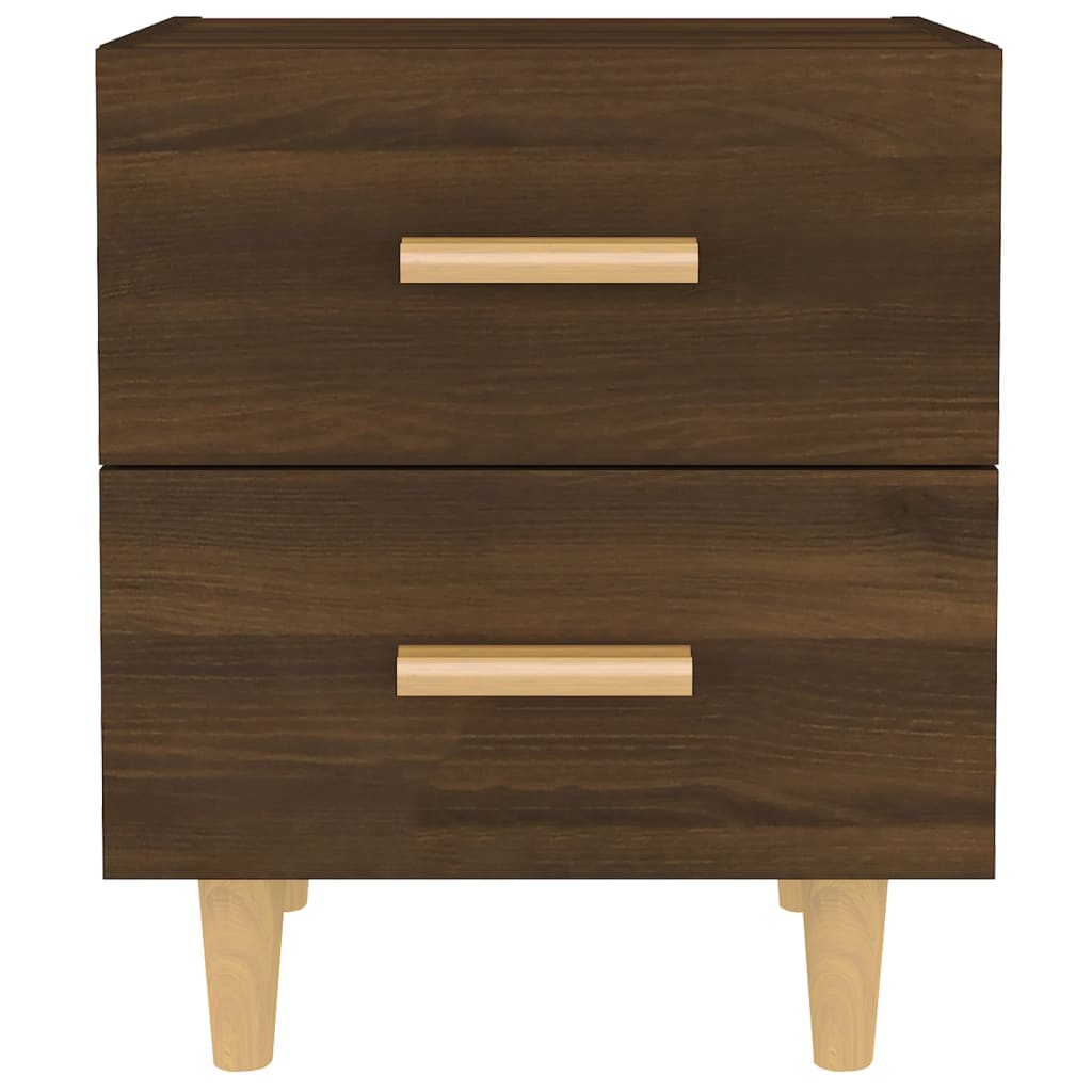 vidaXL Nachtkastjes 2 st 40x35x47,5 cm bruin eikenkleur afbeelding