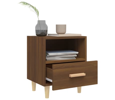 vidaXL &ouml;&ouml;kapp, pruun tamm, 40 x 35 x 47 cm