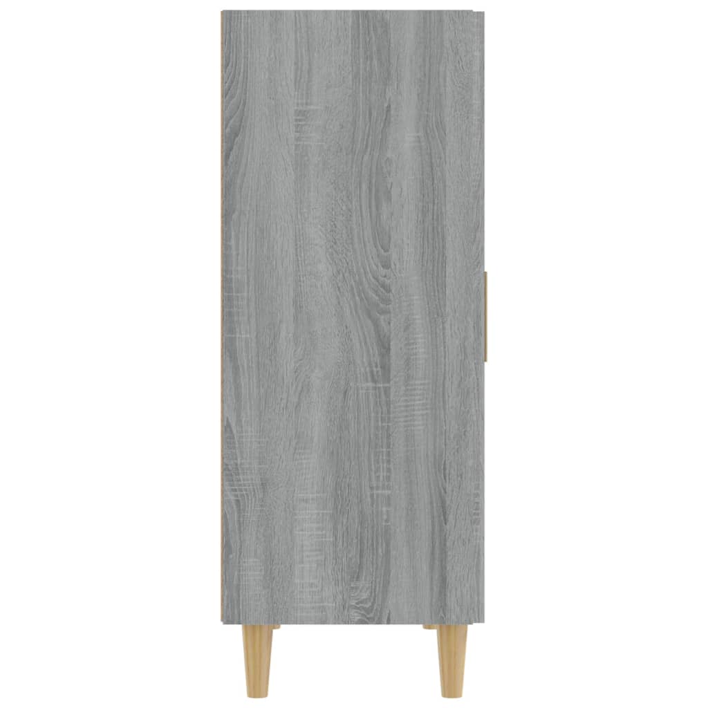 Příborník šedý sonoma 70 x 34 x 90 cm kompozitní dřevo
