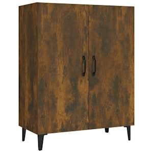 Příborník kouřový dub 70 x 34 x 90 cm kompozitní dřevo - obrázek 2
