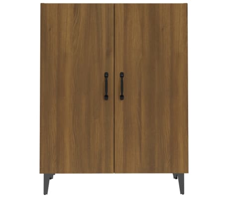 vidaXL Dressoir 70x34x90 cm bewerkt hout bruin eikenkleur