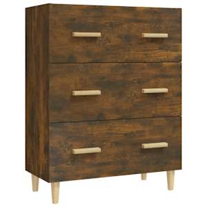 vidaXL puhvetkapp, suitsutatud tamm, 70x34x90 cm, tehispuit