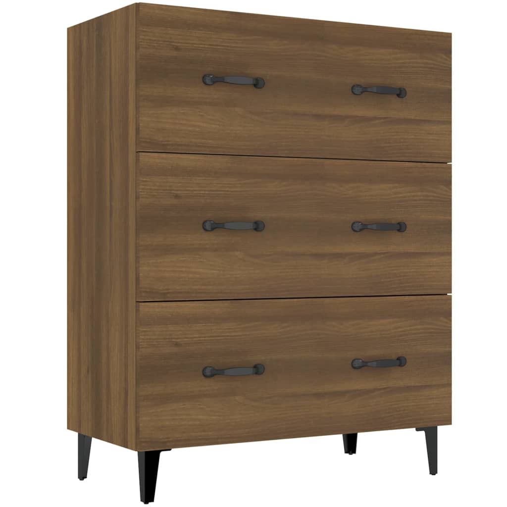 

vidaXL Sideboard Brown Oak 27.4"x13.4"x35.4" Engineered Wood
