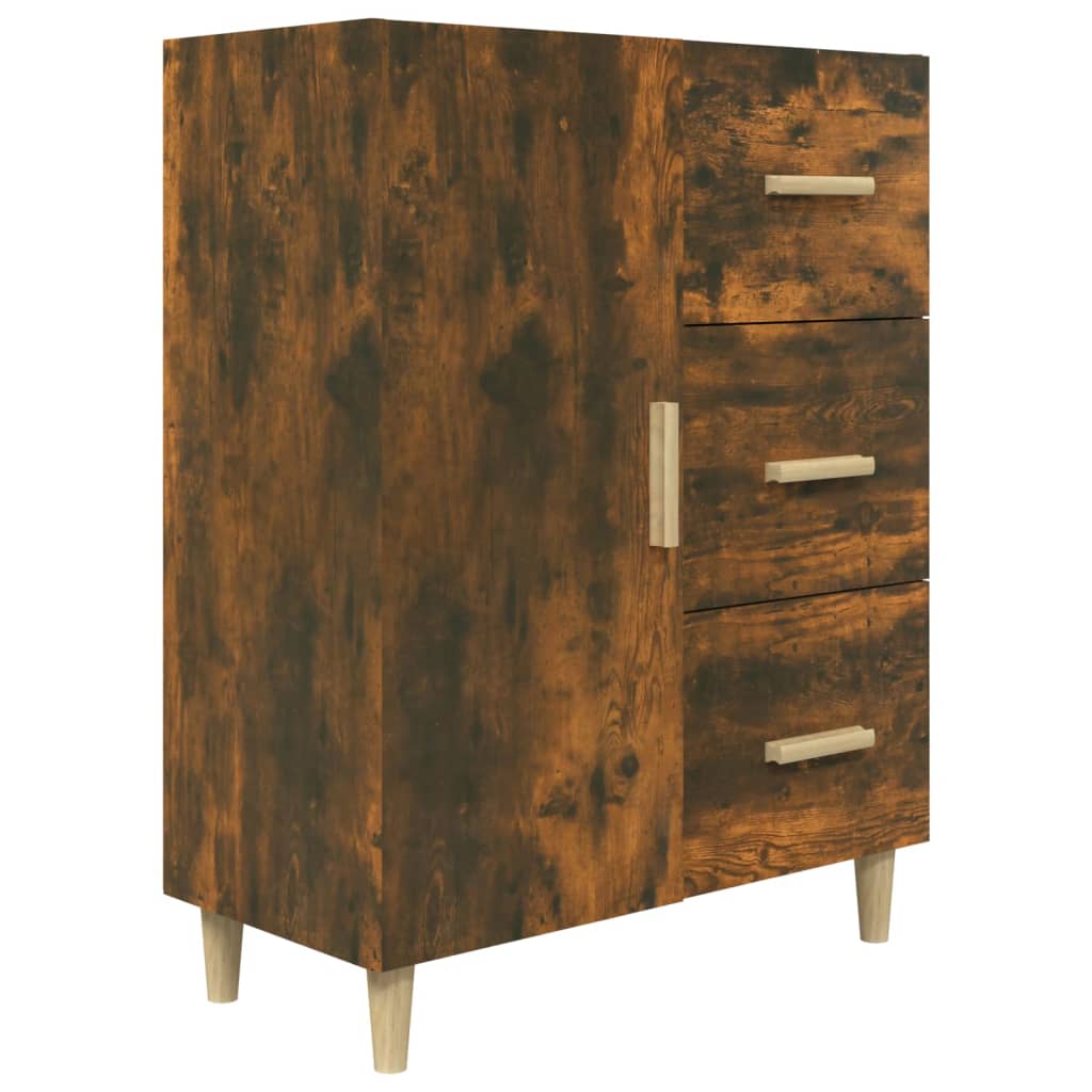 

vidaXL Sideboard Smoked Oak 27.4"x13.4"x35.4" Engineered Wood