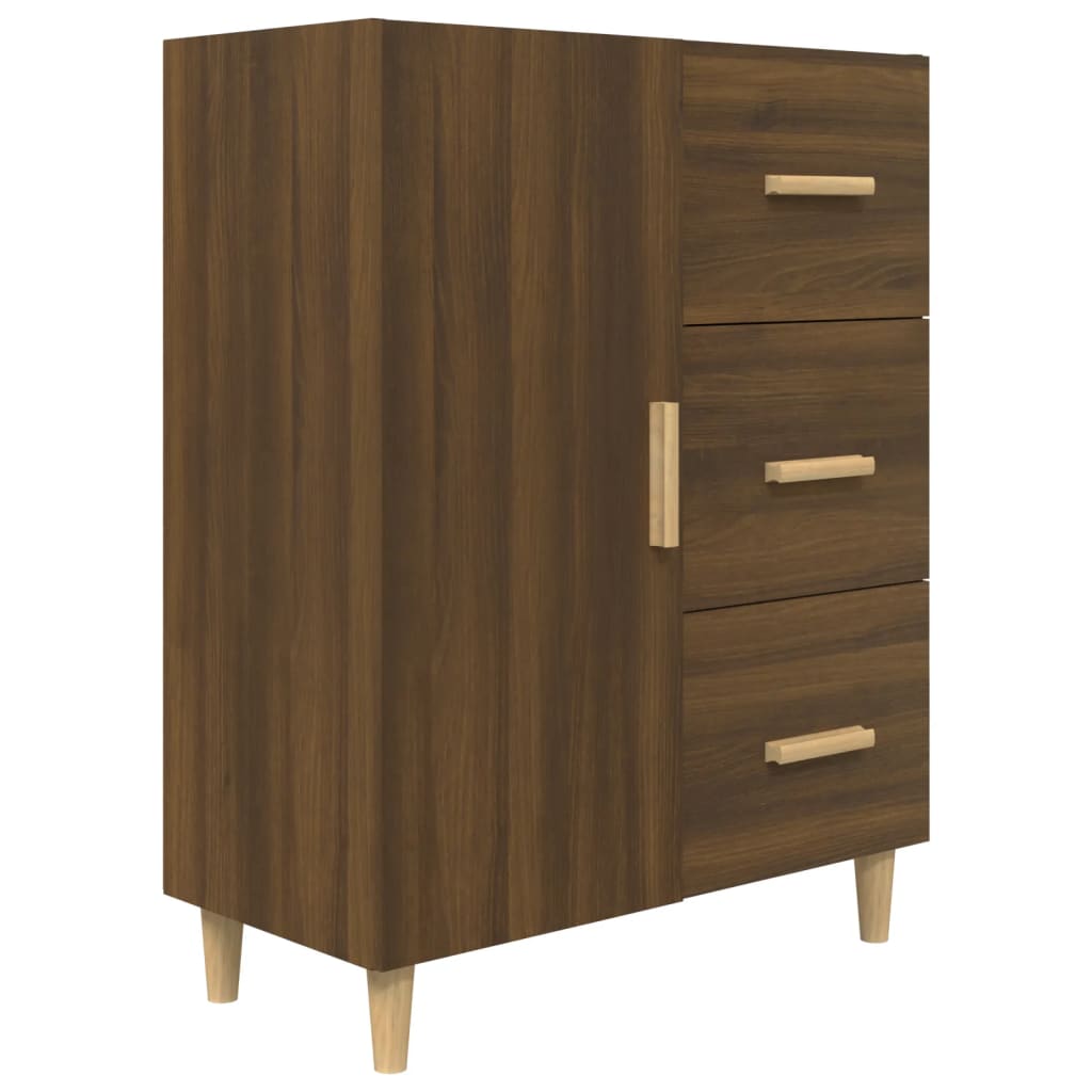 

vidaXL Sideboard Brown Oak 27.4"x13.4"x35.4" Engineered Wood