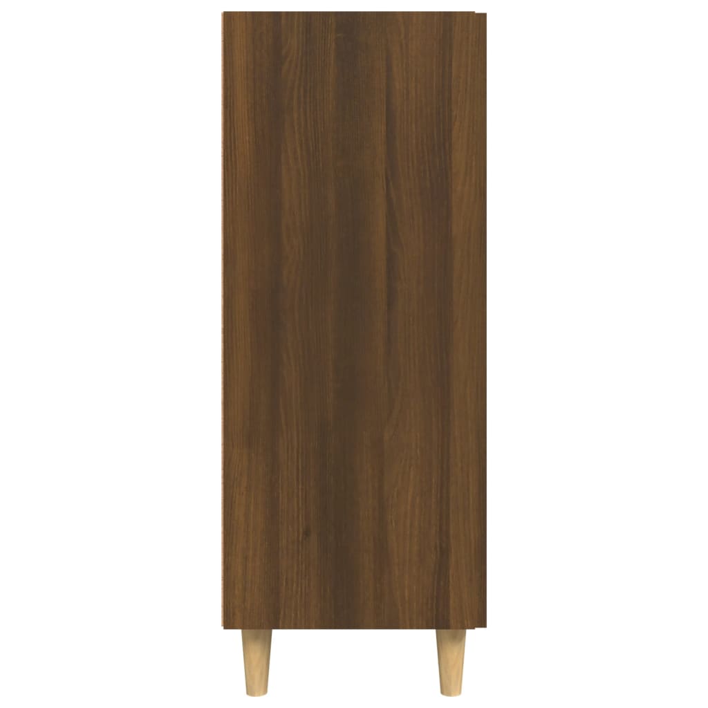 Komoda hnedý dub 69,5x34x90 cm kompozitné drevo