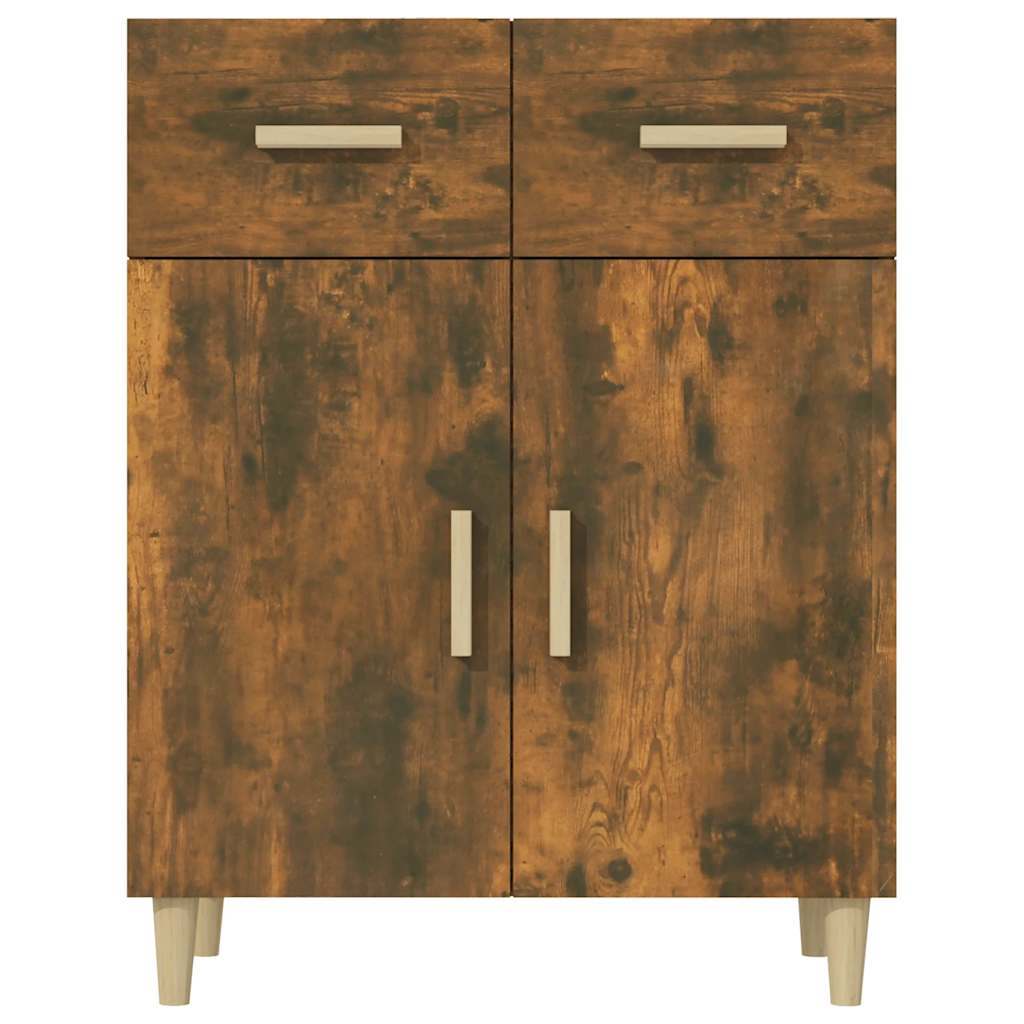 Thumbnail - vidaXL Sideboard Räuchereiche 69,5x34x89 cm Holzwerkstoff