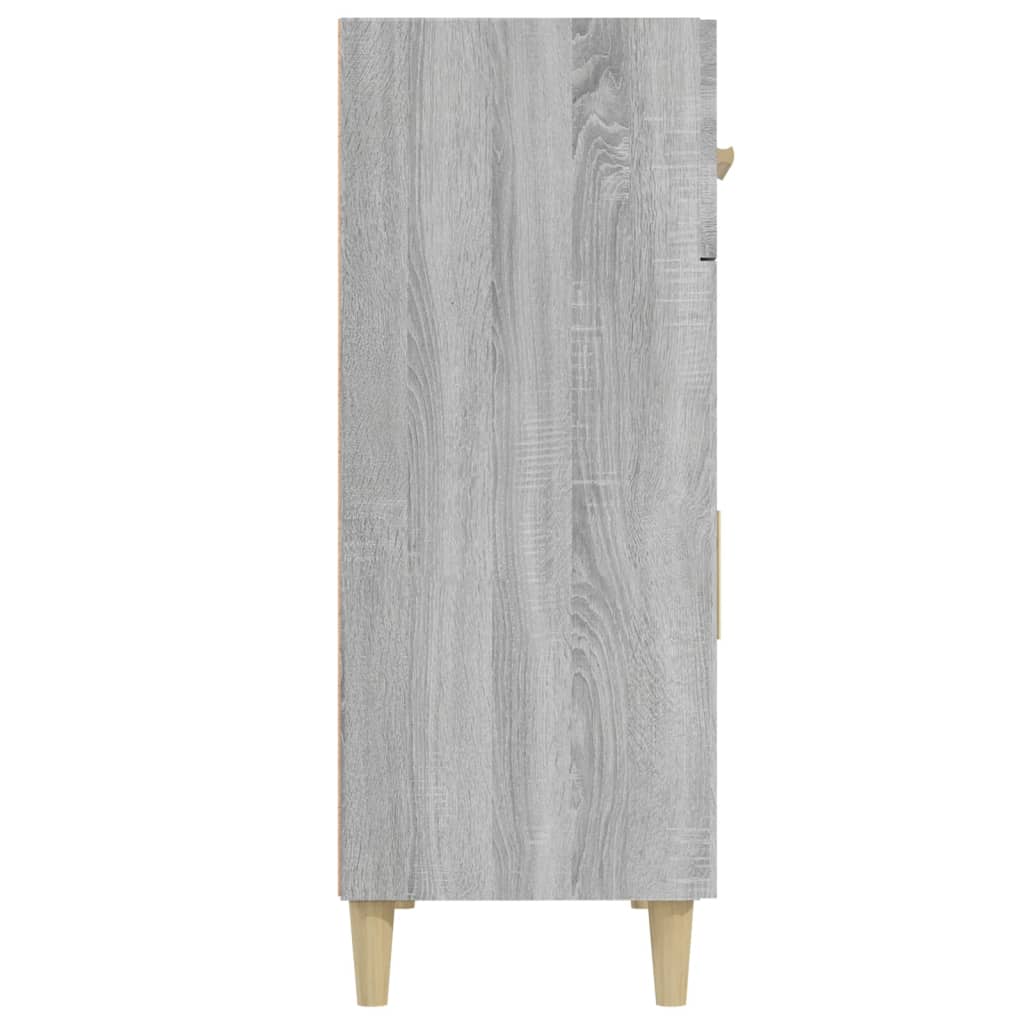 Příborník šedý sonoma 69,5 x 34 x 89 cm kompozitní dřevo