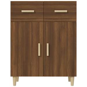 vidaXL Dressoir 69,5x34x89 cm bewerkt hout bruin eikenkleur